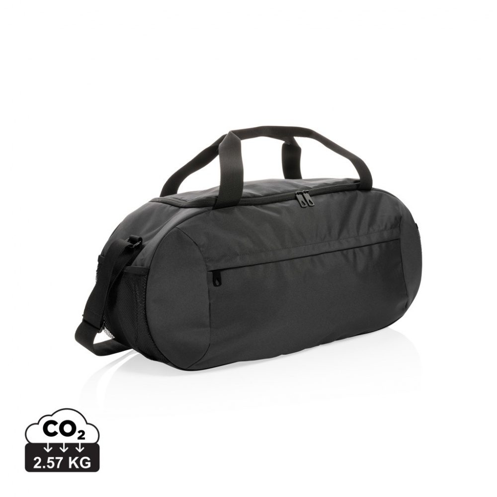 Logo trade advertising product photo of: Impact AWARE™ RPET modern sports duffel