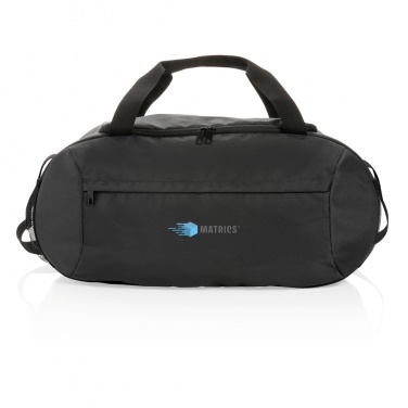 Logo trade promotional merchandise picture of: Impact AWARE™ RPET modern sports duffel