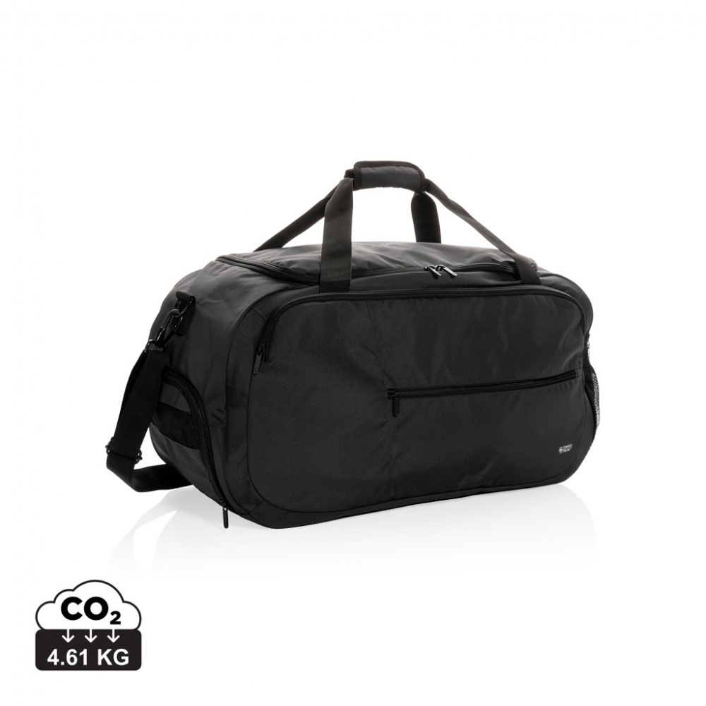 Logotrade promotional giveaway picture of: Swiss Peak AWARE™ RPET sports duffel bag