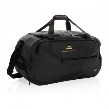 Logo trade promotional giveaways picture of: Swiss Peak AWARE™ RPET sports duffel bag