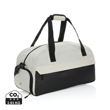 Logo trade promotional giveaways picture of: Kazu AWARE™ RPET basic weekend duffel