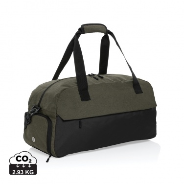 Logo trade business gifts image of: Kazu AWARE™ RPET basic weekend duffel