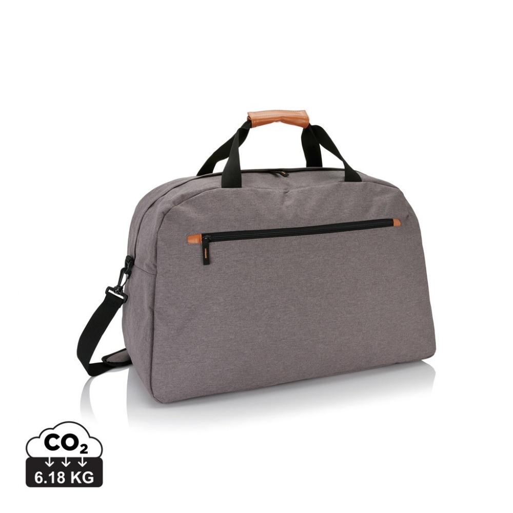 Logo trade advertising products picture of: Fashion duo tone travel bag