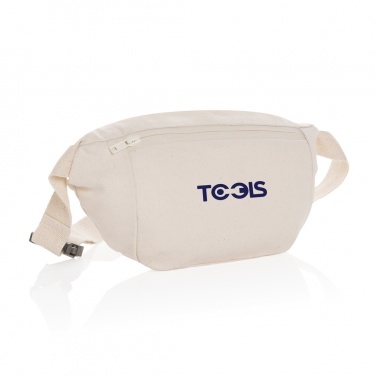 Logo trade promotional giveaways image of: Impact AWARE™ 285gsm rcanvas hip bag undyed