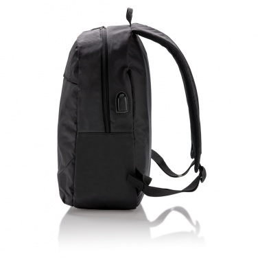 Logo trade promotional item photo of: Power USB laptop backpack