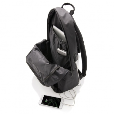 Logo trade promotional giveaway photo of: Power USB laptop backpack