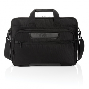 Logo trade promotional products image of: Swiss Peak RPET Voyager RFID 15.6" laptop bag