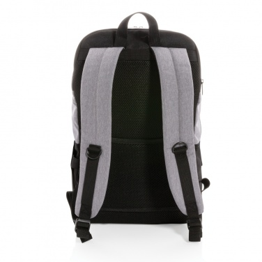 Logo trade advertising products image of: Modern 15.6" USB & RFID laptop backpack PVC free