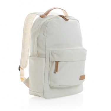 Logotrade advertising product image of: Impact AWARE™ 16 oz. recycled canvas backpack