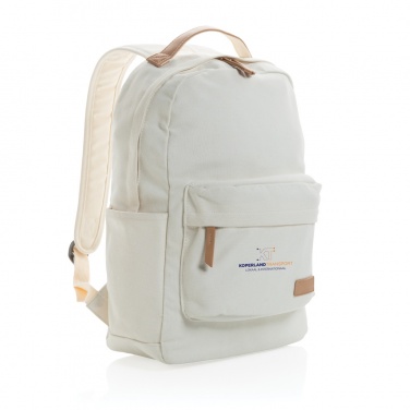 Logotrade business gift image of: Impact AWARE™ 16 oz. recycled canvas backpack