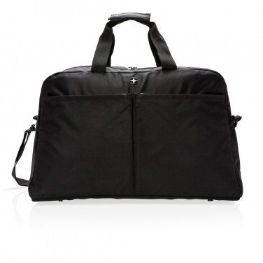 Logo trade corporate gift photo of: Swiss Peak RFID duffle with suitcase opening