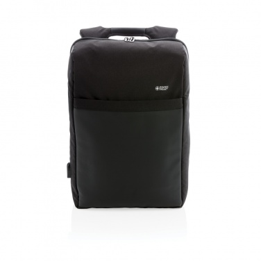 Logotrade promotional merchandise photo of: Swiss Peak 15" anti-theft RFID & USB backpack PVC free