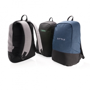 Logo trade corporate gifts image of: Standard RFID anti theft backpack PVC free