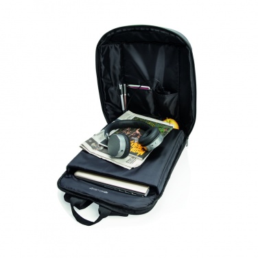 Logo trade advertising products picture of: Madrid anti-theft RFID USB laptop backpack PVC free