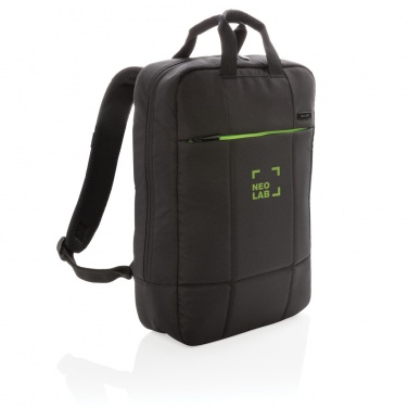 Logo trade promotional items image of: Soho business RPET 15.6" laptop backpack PVC free