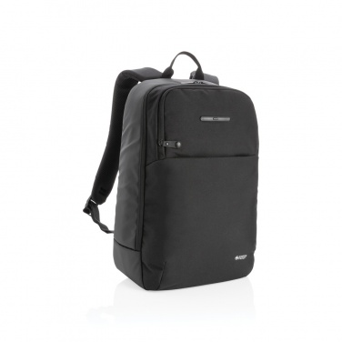 Logo trade promotional giveaways image of: Swiss Peak laptop backpack with UV-C steriliser pocket