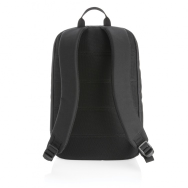 Logo trade promotional merchandise photo of: Swiss Peak laptop backpack with UV-C steriliser pocket