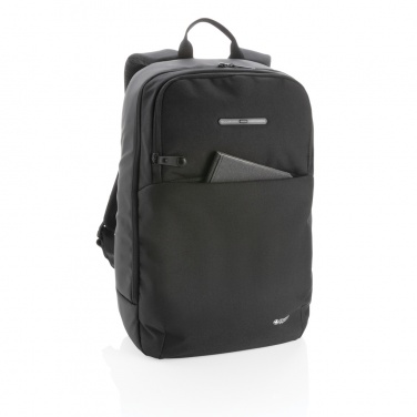 Logo trade promotional item photo of: Swiss Peak laptop backpack with UV-C steriliser pocket