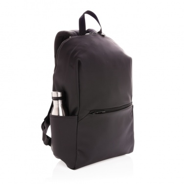 Logotrade promotional product picture of: Smooth PU 15.6"laptop backpack