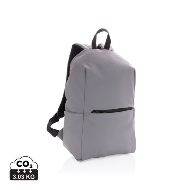 Logo trade promotional item photo of: Smooth PU 15.6"laptop backpack