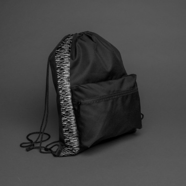 Logotrade promotional giveaway picture of: AWARE™ RPET Reflective drawstring backpack