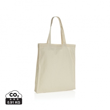 Logo trade promotional giveaway photo of: Impact AWARE™ Recycled cotton tote w/bottom 145g