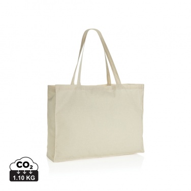 Logo trade corporate gift photo of: Impact AWARE™ Recycled cotton shopper 145g