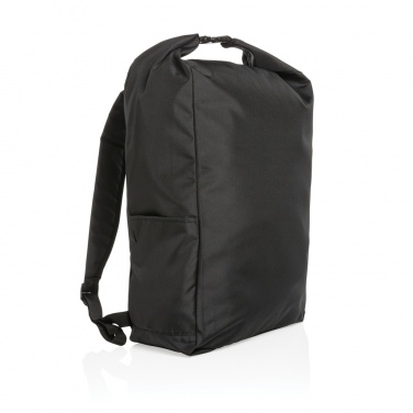 Logotrade promotional item picture of: Impact AWARE™ RPET lightweight rolltop backpack