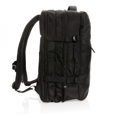 Logo trade corporate gift photo of: Swiss Peak AWARE™ RPET 15.6' expandable weekend backpack