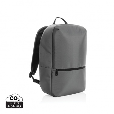 Logotrade corporate gift picture of: Impact AWARE™ 1200D Minimalist 15.6 inch laptop backpack