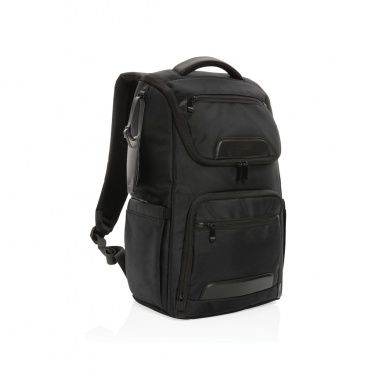 Logotrade corporate gift picture of: Swiss Peak AWARE™ RPET Voyager 15.6" laptop backpack