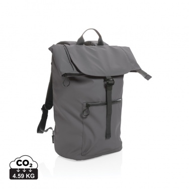 Logotrade promotional item image of: Impact AWARE™ RPET water resistant 15.6" laptop backpack