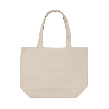 Logotrade advertising product picture of: Impact Aware™ 240 gsm rcanvas shopper w/pocket undyed