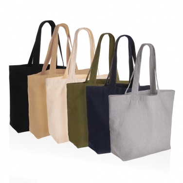 Logo trade promotional products picture of: Impact Aware™ 240 gsm rcanvas shopper w/pocket undyed