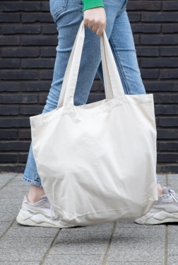 Logotrade promotional merchandise photo of: Impact Aware™ 240 gsm rcanvas shopper w/pocket undyed