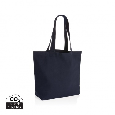 Logotrade corporate gift image of: Impact Aware™ 240 gsm rcanvas shopper w/pocket undyed