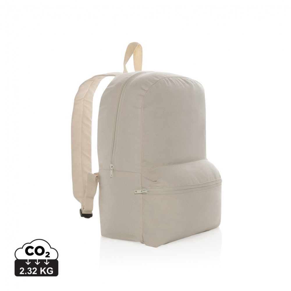 Logotrade advertising product picture of: Impact Aware™ 285 gsm rcanvas backpack undyed