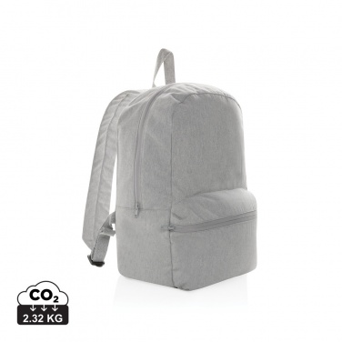 Logo trade corporate gift photo of: Impact Aware™ 285 gsm rcanvas backpack undyed