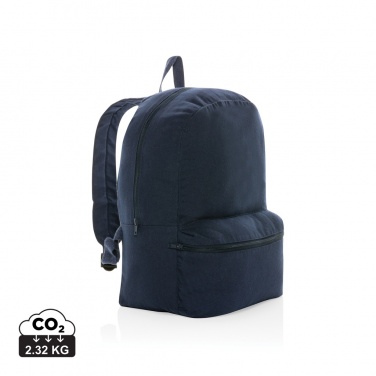 Logo trade corporate gift photo of: Impact Aware™ 285 gsm rcanvas backpack undyed