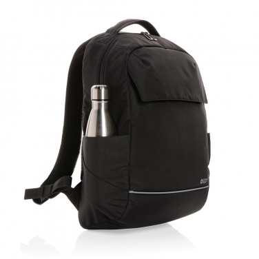 Logo trade business gift photo of: Swiss Peak Brooke AWARE™ RPET daily 15.6" laptop backpack