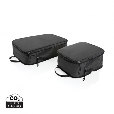 Logotrade corporate gift picture of: Swiss Peak Ridge AWARE™ RPET compression travel cubes 2pc