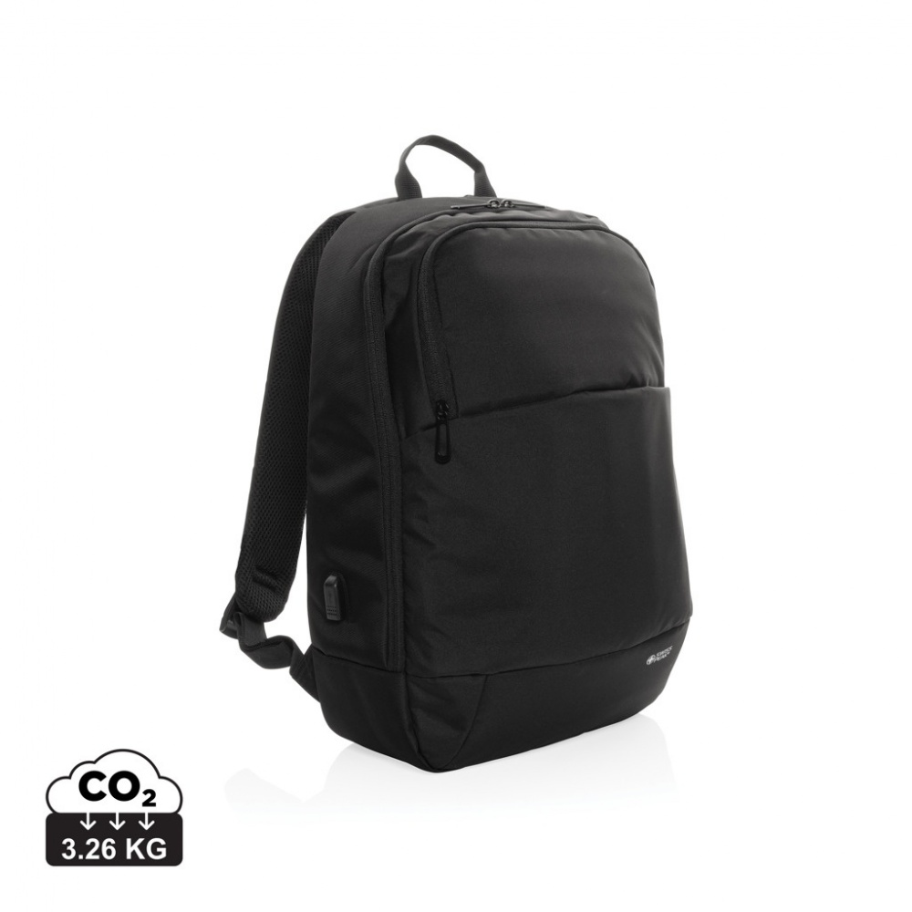 Logo trade promotional merchandise image of: Swiss Peak AWARE™ modern 15.6" laptop backpack