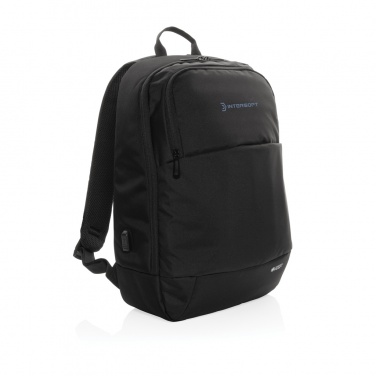 Logo trade promotional giveaway photo of: Swiss Peak AWARE™ modern 15.6" laptop backpack