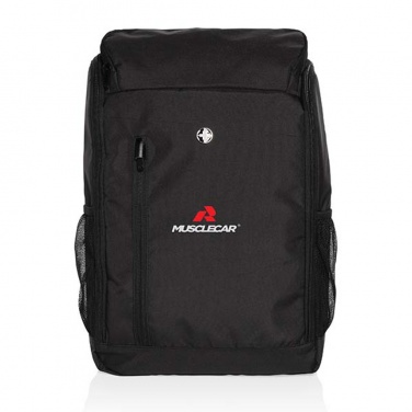 Logotrade advertising products photo of: Swiss Peak AWARE™ easy access 15.6'' laptop backpack