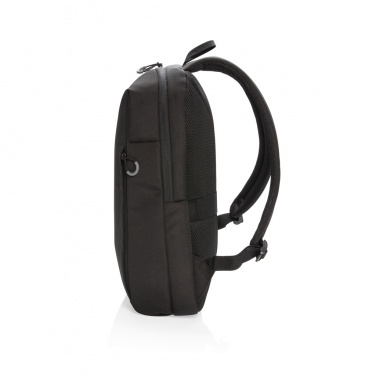 Logo trade promotional gifts image of: Swiss Peak AWARE™ RFID and USB A laptop backpack