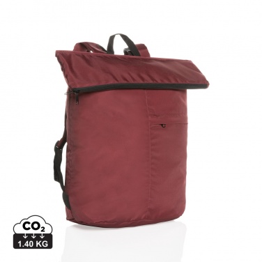 Logotrade promotional giveaway picture of: Dillon AWARE™ RPET lightweight foldable backpack