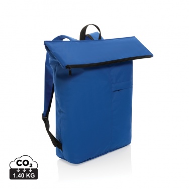 Logo trade promotional giveaways picture of: Dillon AWARE™ RPET lightweight foldable backpack