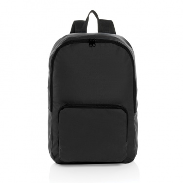 Logo trade promotional merchandise picture of: Dillon AWARE™ RPET foldable classic backpack