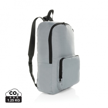 Logo trade promotional items image of: Dillon AWARE™ RPET foldable classic backpack