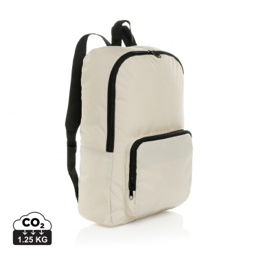 Logo trade promotional gifts picture of: Dillon AWARE™ RPET foldable classic backpack